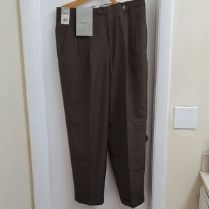 New With Tags Claiborne Men's Chestnut Dress Pants Size W36 L30